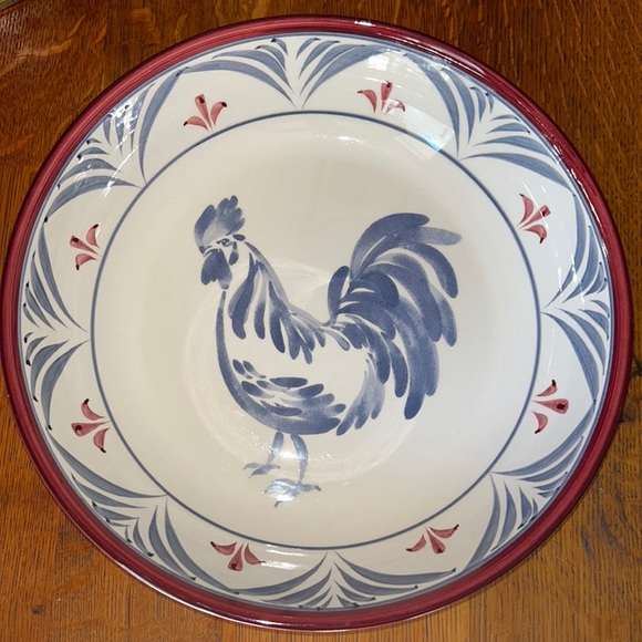 Williams Sonoma Dining Rooster Pasta Serving Bowl Poshmark